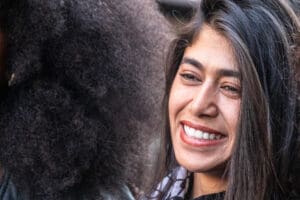 Portrait of Rima Hassan idir hakim photographe paris