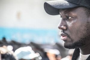 Portrait of Aly Diouara idir hakim photographe paris