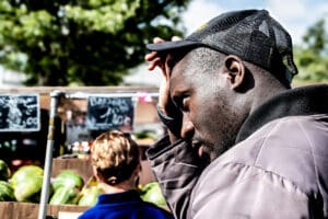 Portrait of Aly Diouara idir hakim photographe paris
