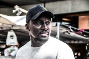 Portrait of Aly Diouara idir hakim photographe paris