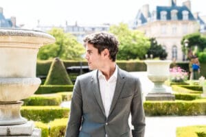 Gabriel Attal at the French National Assembly Garden – July 20 idir hakim photographe paris