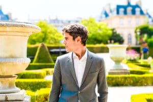 Gabriel Attal at the French National Assembly Garden – July 20 idir hakim photographe paris