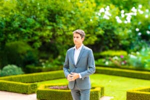 Gabriel Attal at the French National Assembly Garden – July 20 idir hakim photographe paris