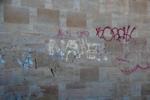 Tagging “Nahel” Near the Scene of Nahel’s Death in Nanterre on August 8, 2024 idir hakim photographe paris
