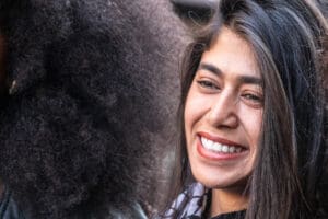 Portrait of Rima Hassan idir hakim photographe paris