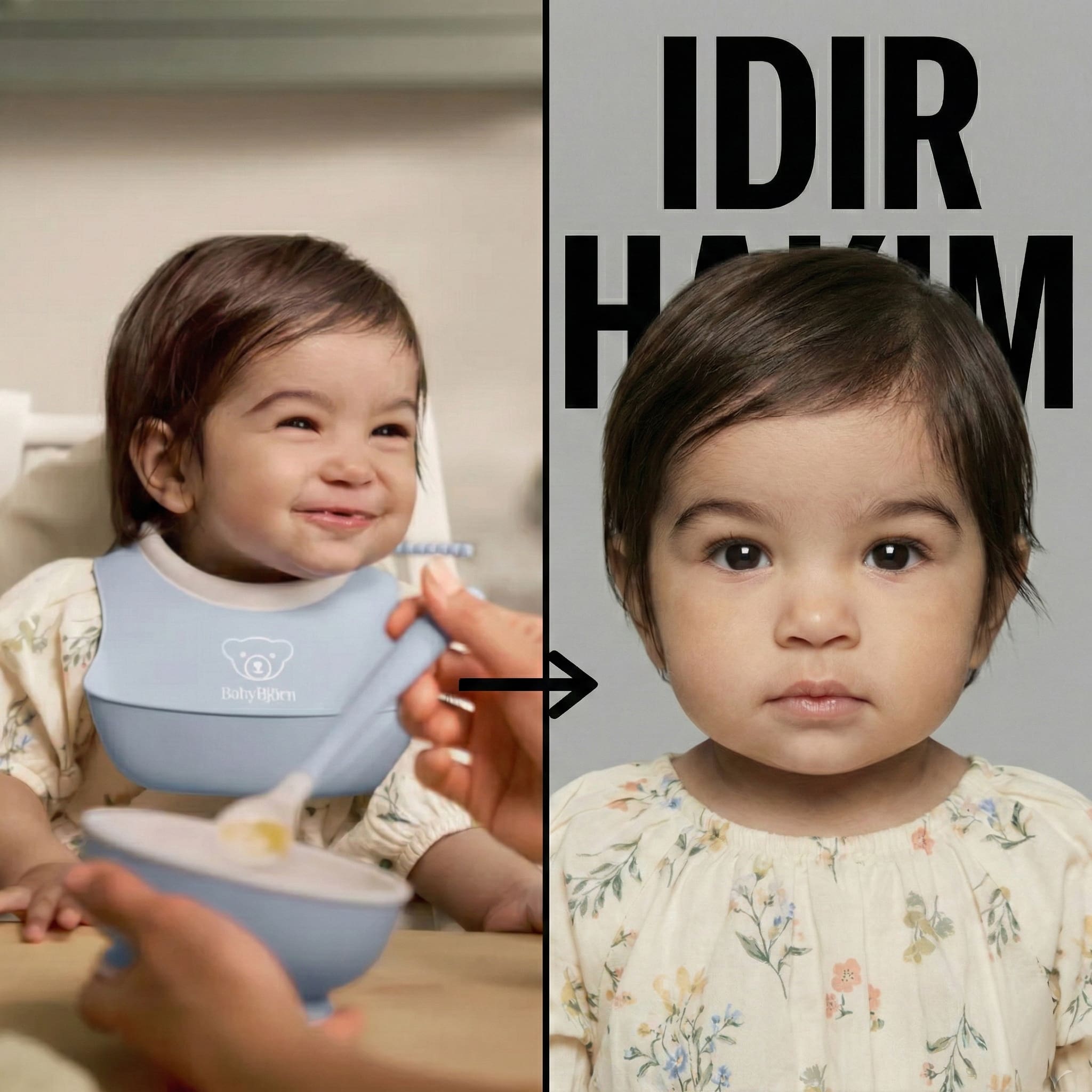 photo d’identité bébé vie quotidienne idir hakim