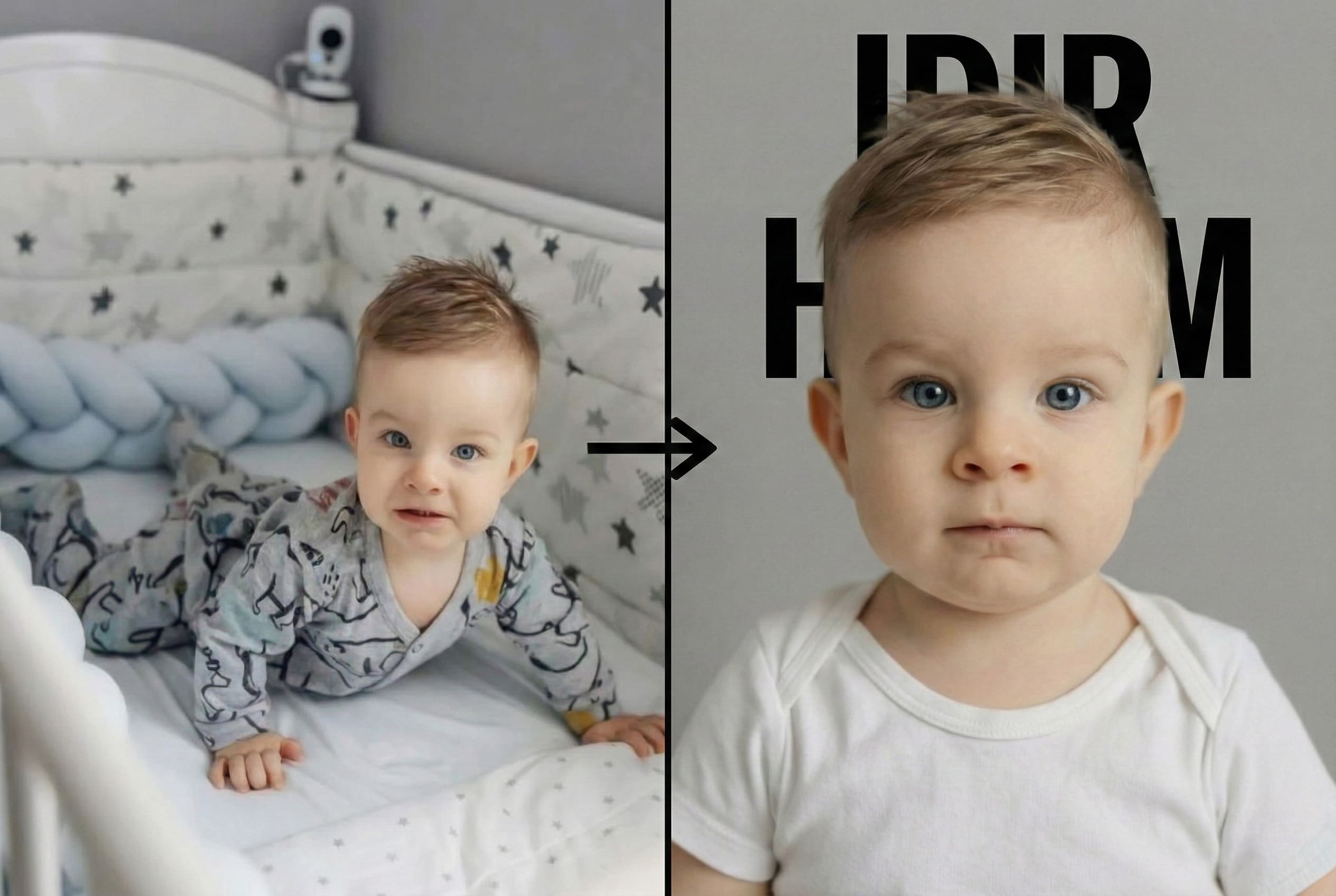 photo d’identité bébé domicile conformité ANTS idir hakim