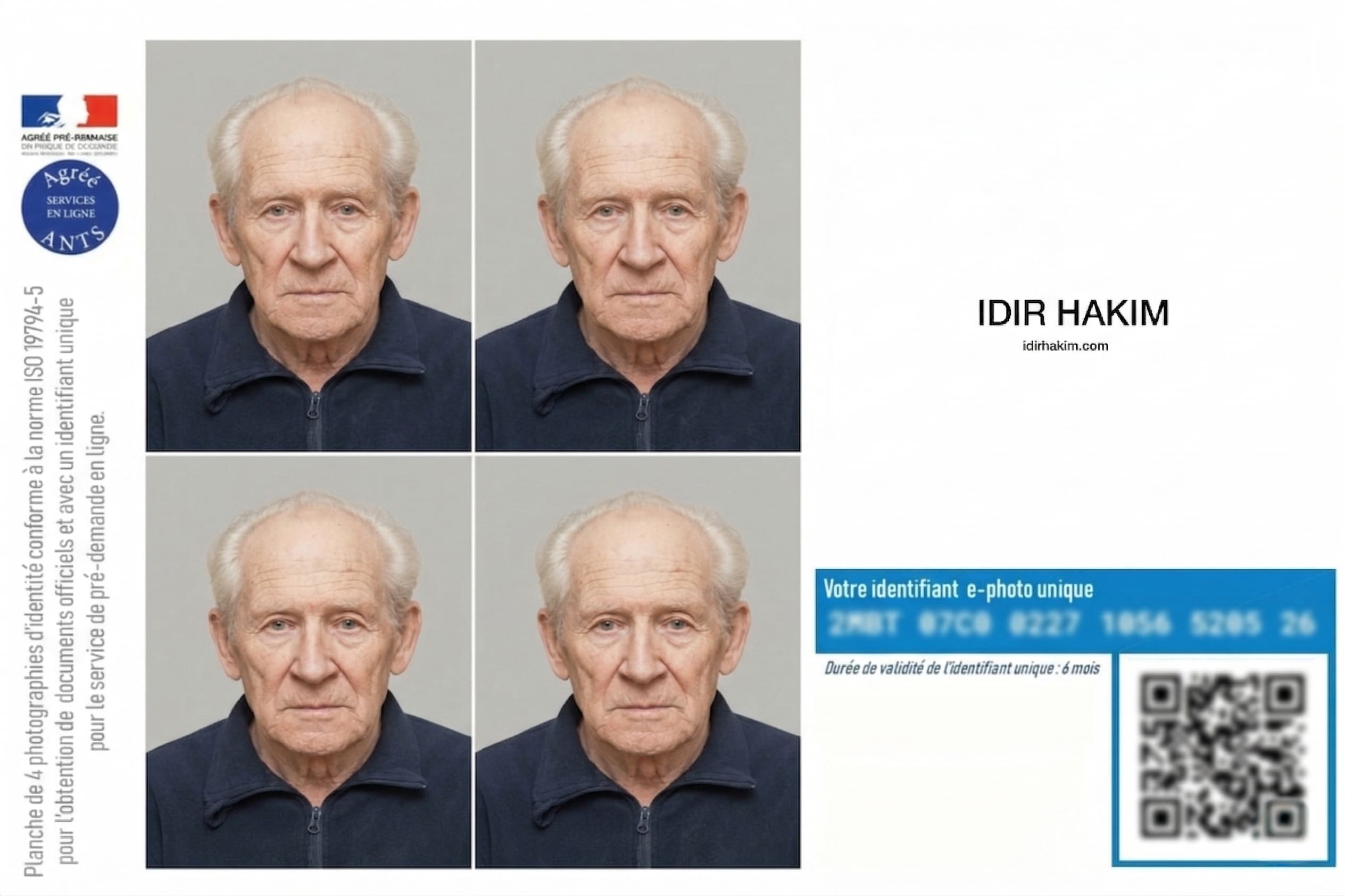 Photo d’identité à domicile