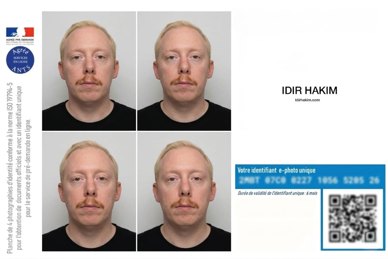 Photo d’identité à domicile