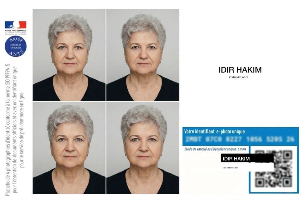 Photo d’identité senior réalisée en établissement