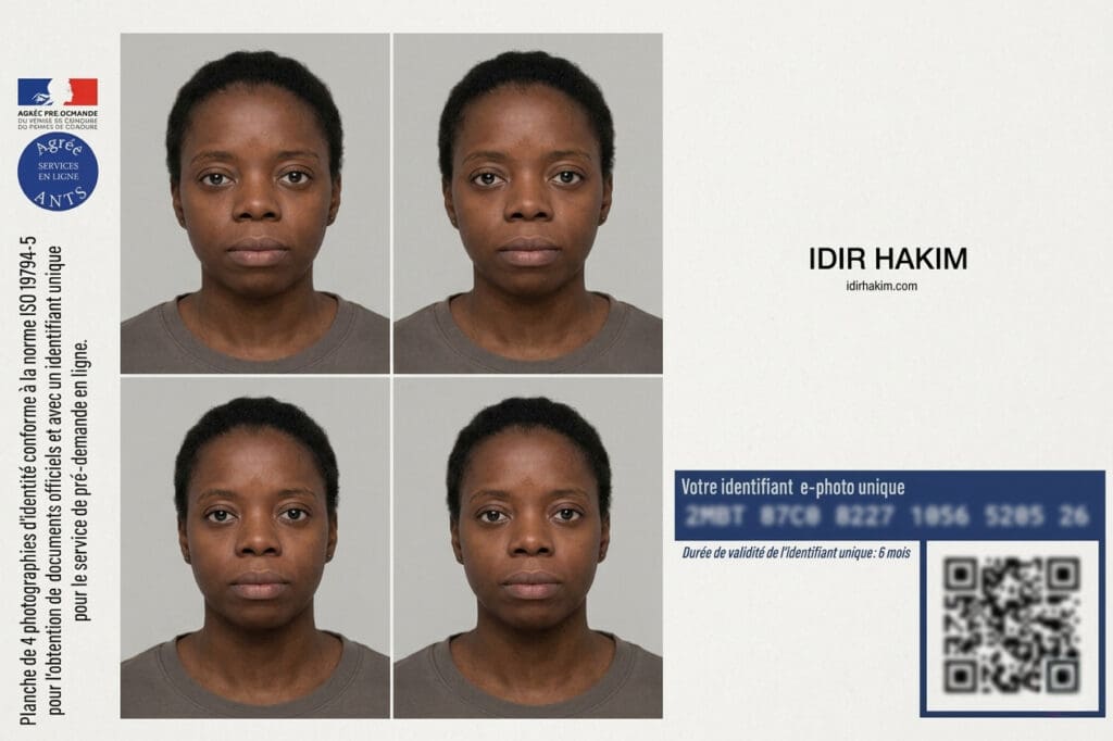 Matériel de photographe mobile pour photo d’identité à domicile certifiée.