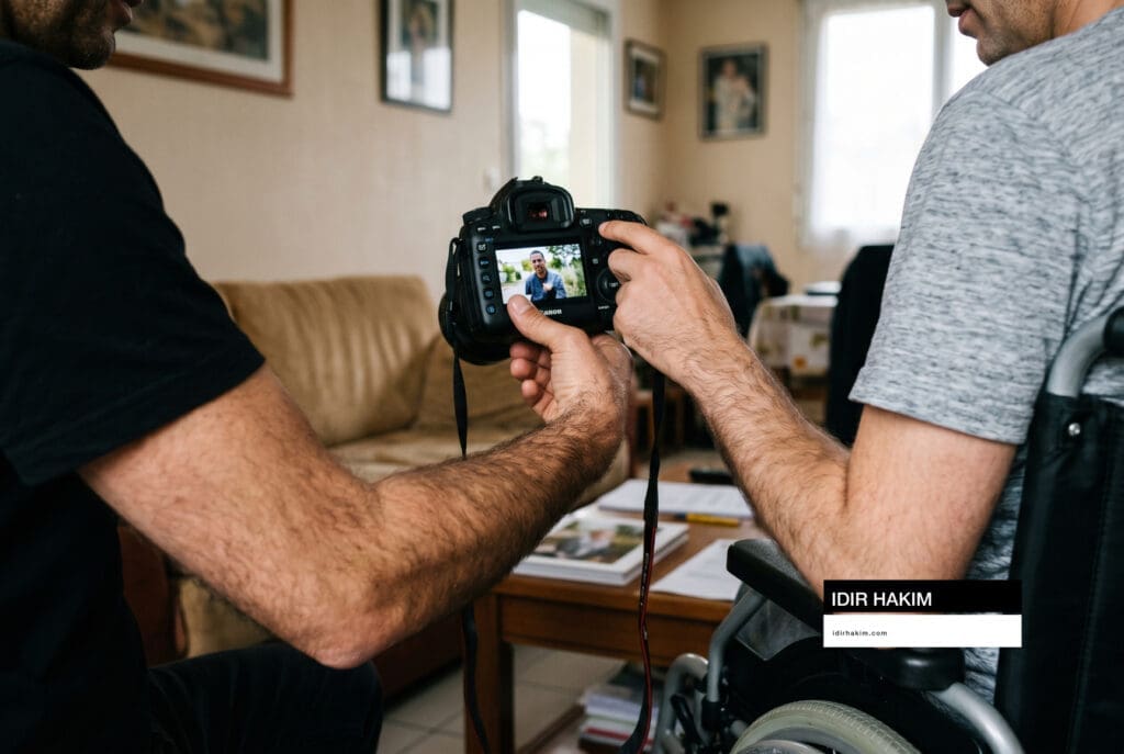 Photo identité handicapé mobilité réduite IDF