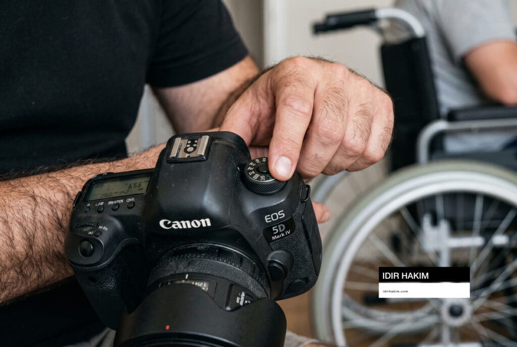 Photo identité handicapé lit médicalisé