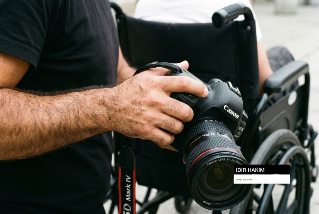 Photo identité handicapé EHPAD 95