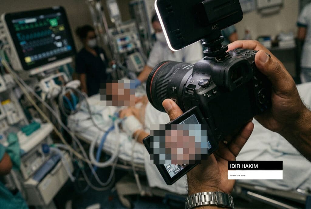 Photographe identité au chevet d'un malade, chambre hôpital standard Paris, norme ANTS.